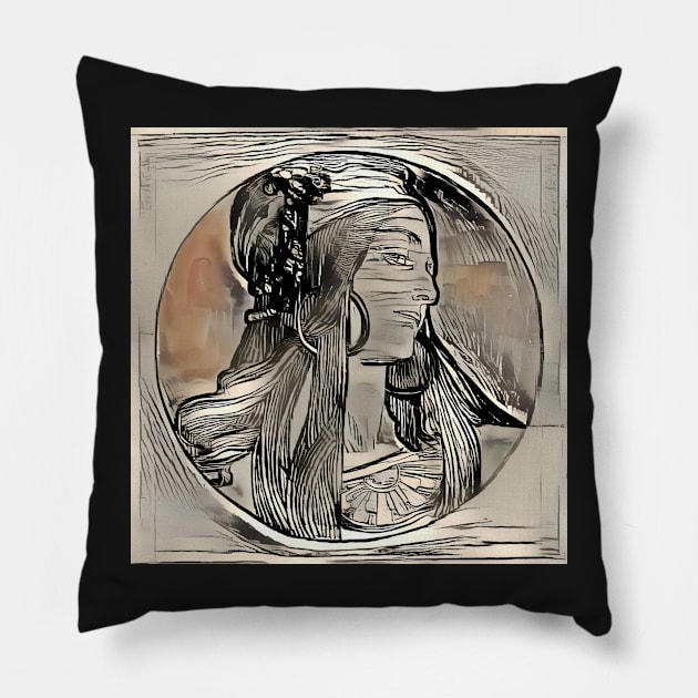 Dream of Vitrail Pour la facade de la Boutique Fouquet Pillow by Swabcraft