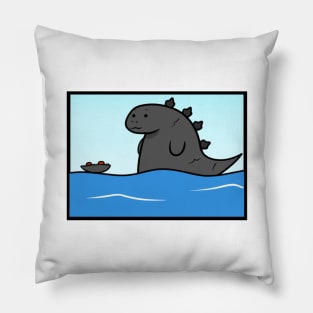 Lil dinosaur monster Pillow