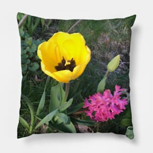 Late Spring Flowers Pillow