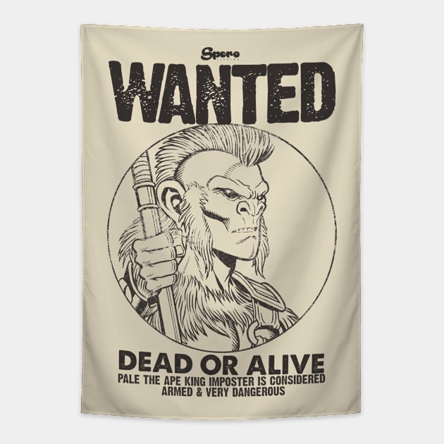 WANTED PALE POSTER Tapestry by SperoToys