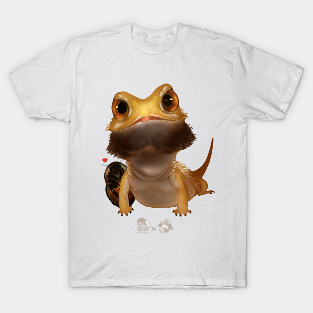 Dark Bearded Dragon Friend Lizard T Shirt Teepublic Uk