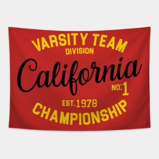 Varsity Team California Tapestry