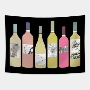 Wine bottle art Tapestry