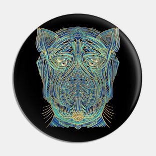 Weird abstract animal face #1 Pin