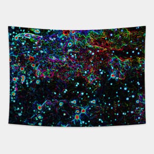 Black Panther Art - Glowing Edges 235 Tapestry