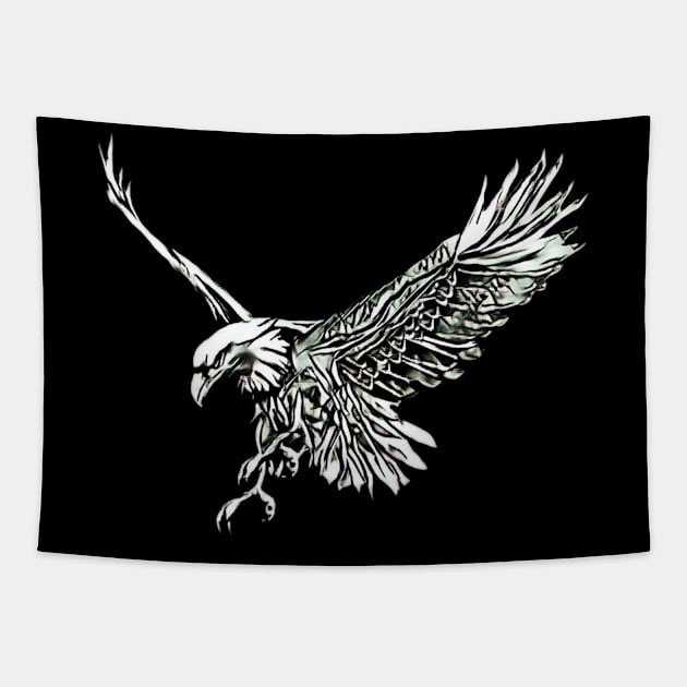 Eagle Tapestry by Nimmersatt