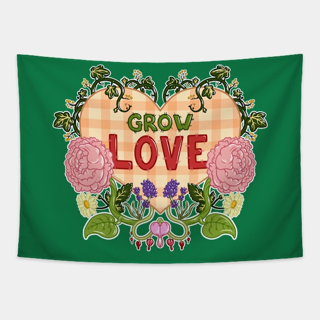 Grow Love Tapestry by SierraAshura