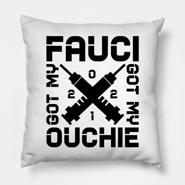 Got my fauci ouchie Pillow by colorsplash