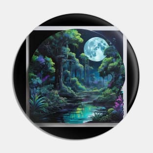 Lunar Neon Jungle (623) Pin