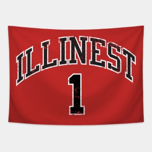 Illinest Bulls mashup Tapestry