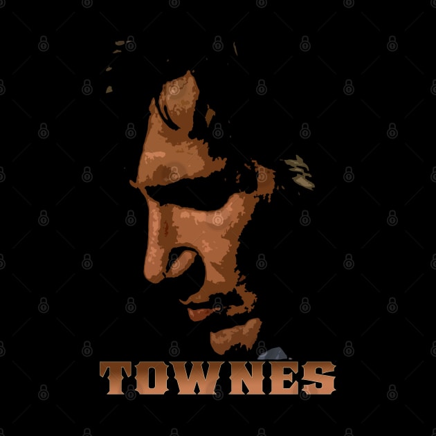 Townes Van Zandt Portrait Design by HellwoodOutfitters