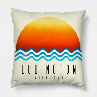 Ludington Sunset Pillow