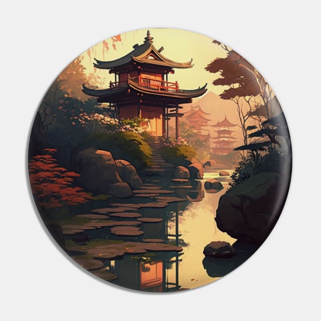 Japanese Garden Pin by Durro