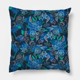 Matisse Ocean Flowers Pillow