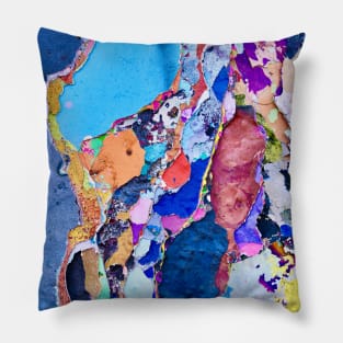 Colors of ephemeral art X / Swiss Artwork Photography Pillow