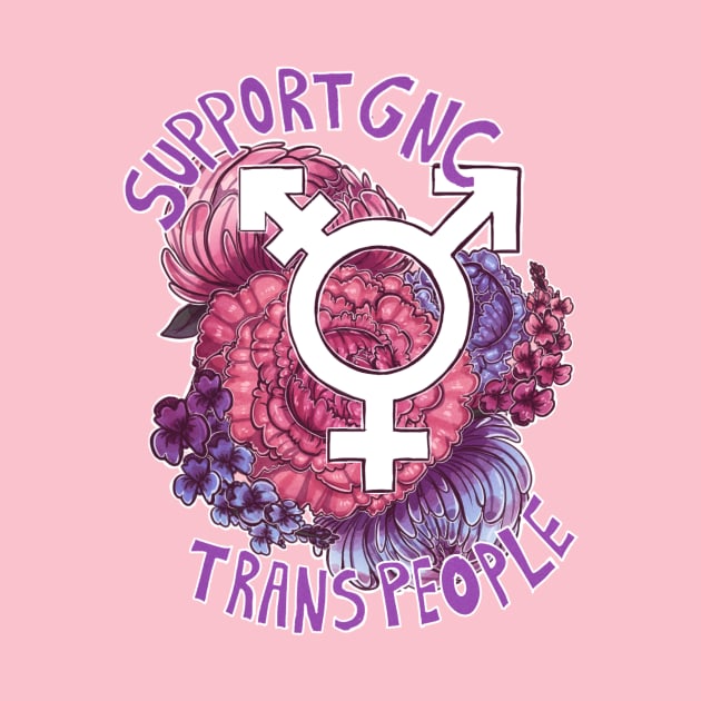 Support Gender Nonconforming Trans People! by RozenRotArt