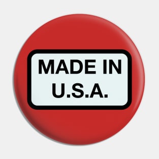 Made in the U.S.A. Pin