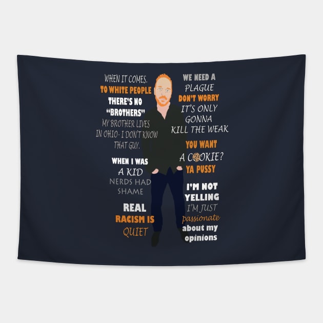 Bill Burr Quotes Tapestry by Danielle