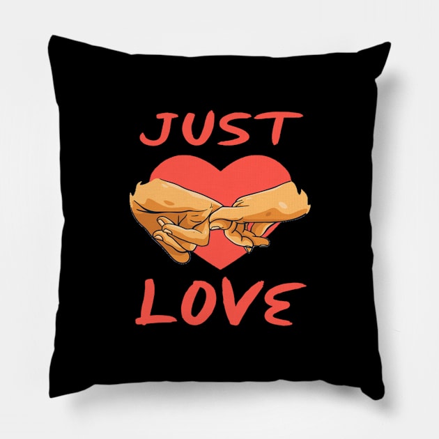 Just Love Pillow by printydollars