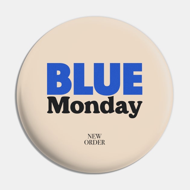 Blue Monday - New Order Pin by MiaouStudio