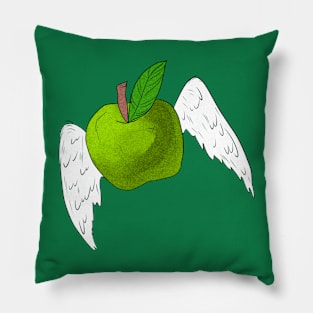 Angel Apple Green Pillow