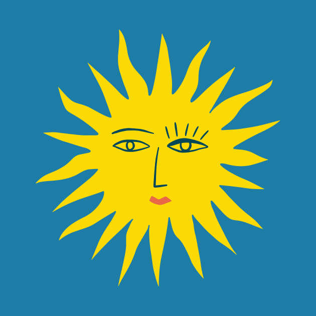 Sun Face by JunkyDotCom