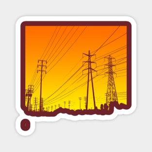 Powerlines Magnet