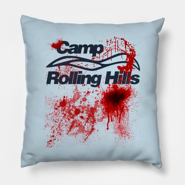 Angela's Camp Rolling Hills Tee - Sleepaway Camp 2 Pillow by darklordpug