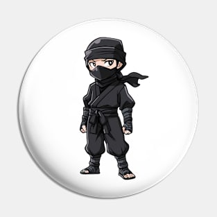 Cartoon Anime Boy Ninja Warrior Pin