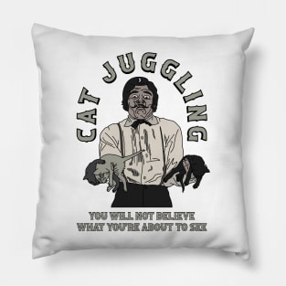 Cat Juggling Pillow