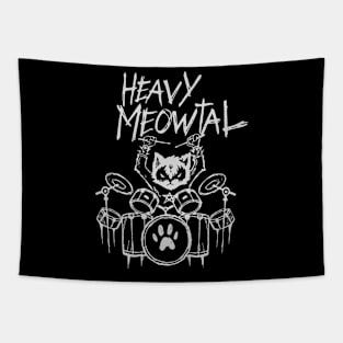 Heavy Meowtal Tapestry