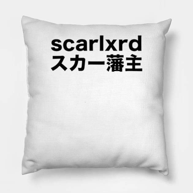 Scarlxrd japan Pillow by Ahana Hilenz
