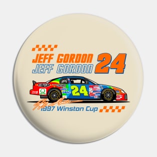 Jeff Gordon 24 Nascar Vintage Pin