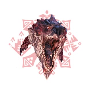 Rathalos with Hunter's Guild Badge T-Shirt