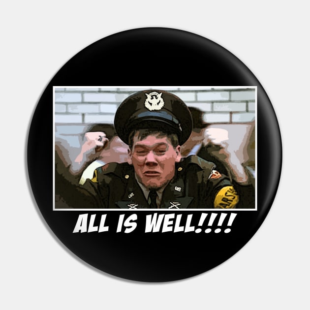 All Is Well Pin by BigOrangeShirtShop