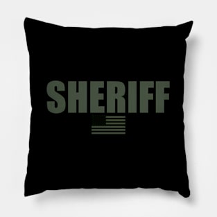 Sheriff Uniform Od Green Pillow