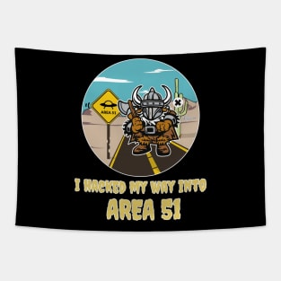 The Viking - The Original Hacker - I Hacked my Way into Area 51 Tapestry