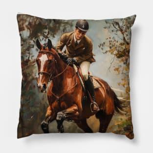Horse jump Pillow