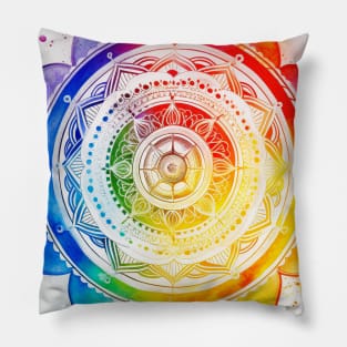 Watercolor Symphony: Harmonizing Colors in Captivating Artwork Pillow