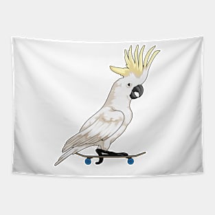 Parrot Skater Skateboard Tapestry