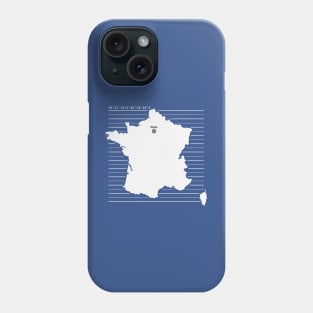 Paris City Map Phone Case