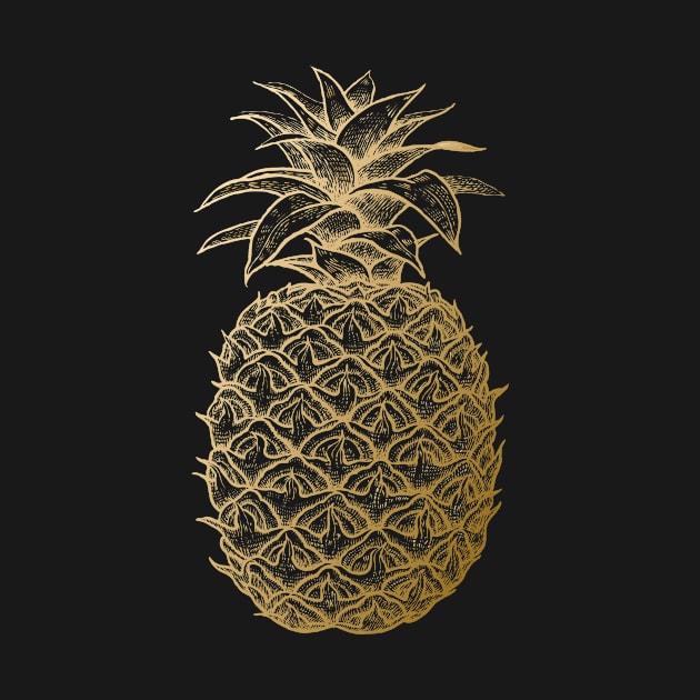 Golden Pineapple | Summer is here for a party T-Shirt by MerchMadness