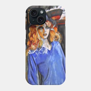 Mannequin in Blue Phone Case