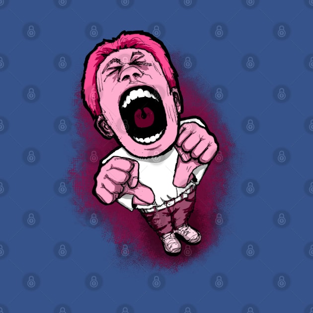 Screaming Man by cjboco