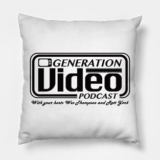 Generation Video Podcast Employee Shirt Pillow