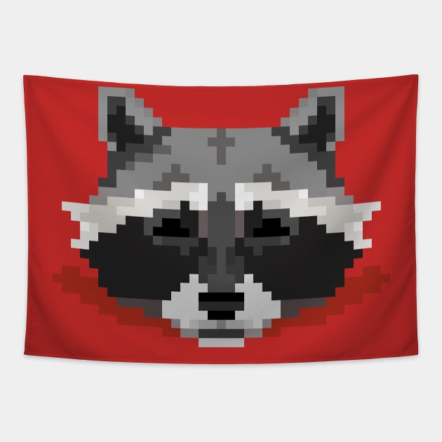 Racoon Tapestry by cowboyknees