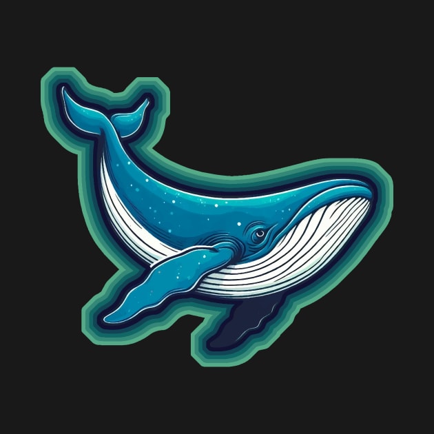 whale with flippers swimming by Arteria6e9Vena