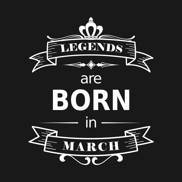 Legends are born in March by wewew66