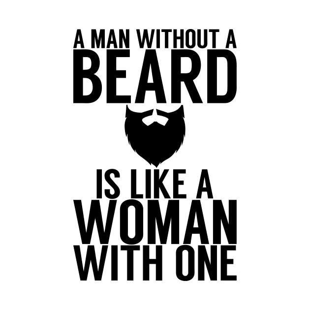 A man without a beard is like a woman with one by freepizza