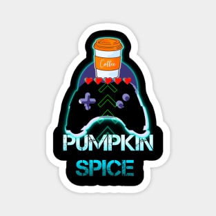 Pumpkin Spice Coffee Gamer Magnet